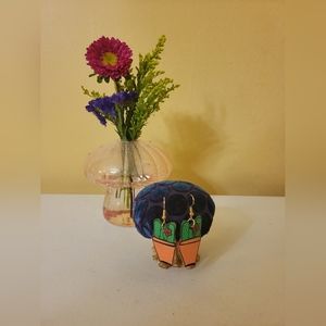 Handmade Succulent Earrings